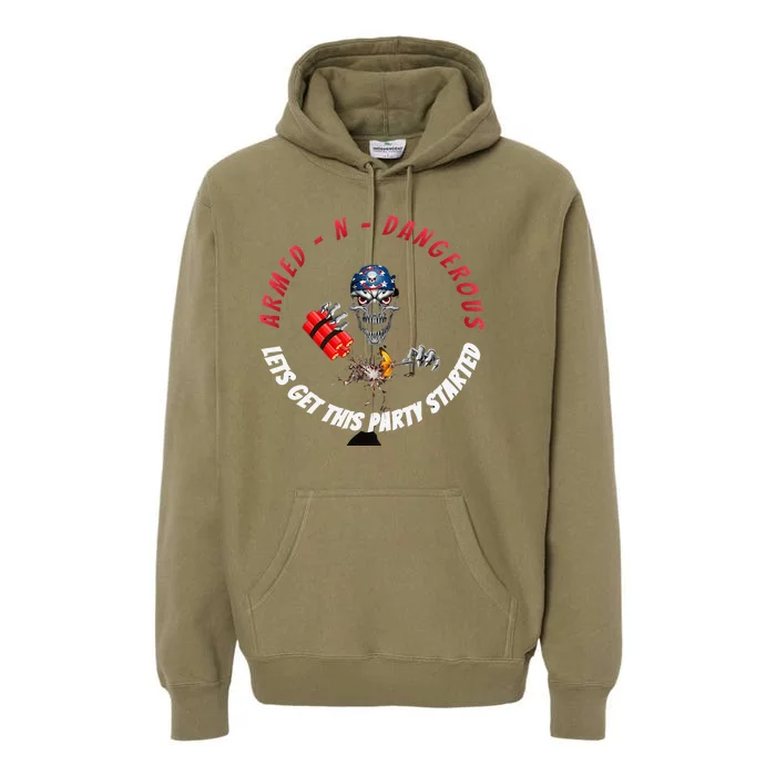 Armed And Dangerous Premium Hoodie