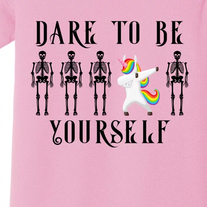 Autism Awareness Dare To Be Yourself Autism Gift Baby Bodysuit