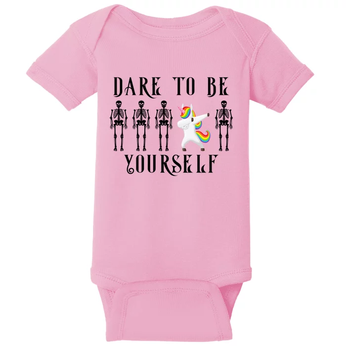 Autism Awareness Dare To Be Yourself Autism Gift Baby Bodysuit