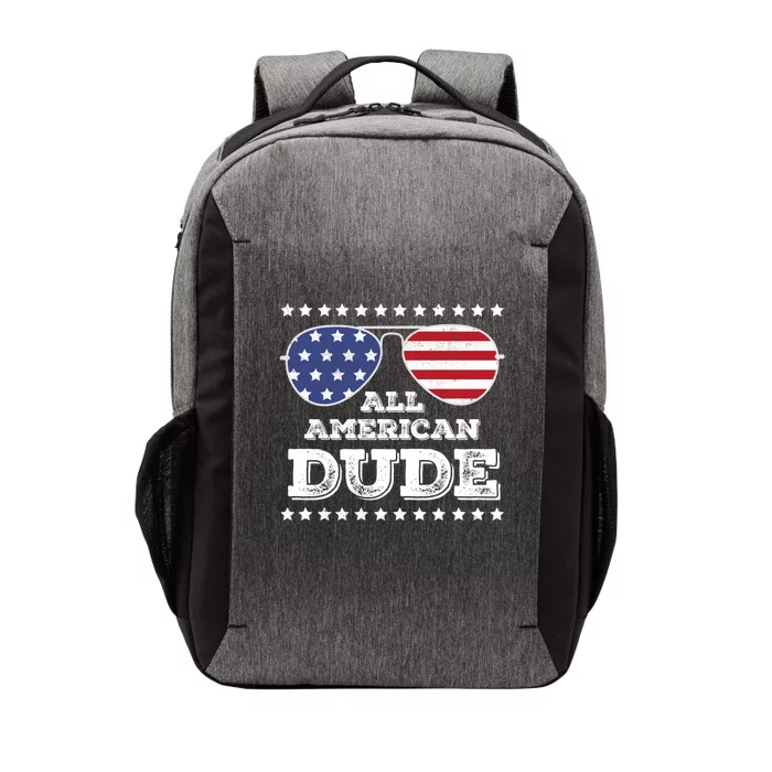 All American Dude Matching Family 4th Of July Funny Gift Vector Backpack