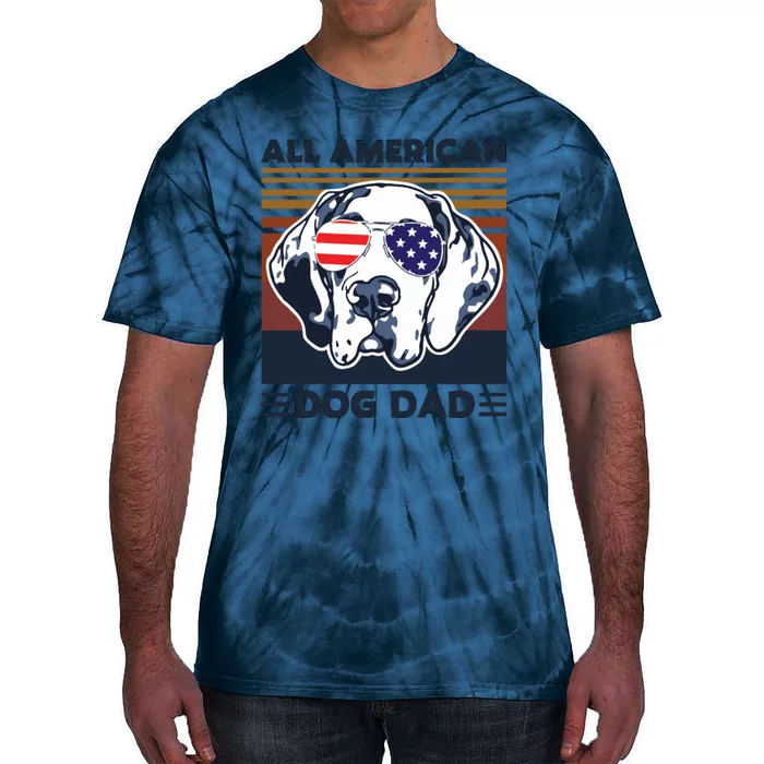 All American Dog Dad Tie-Dye T-Shirt