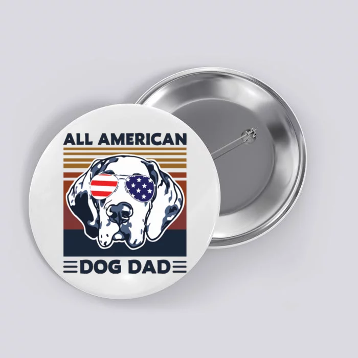 All American Dog Dad Button