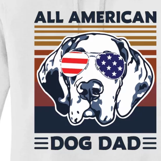 All American Dog Dad Women's Pullover Hoodie