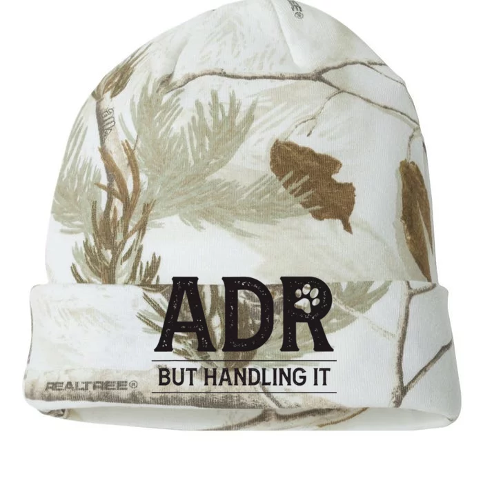 Adr AinT Doin Right But Handling It Funny Vet Tech Vet Dk. Kati - 12in Camo Beanie