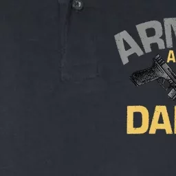 Armed And Dadly Funny Deadly Father Gifts For Fathers Day Softstyle Adult Sport Polo