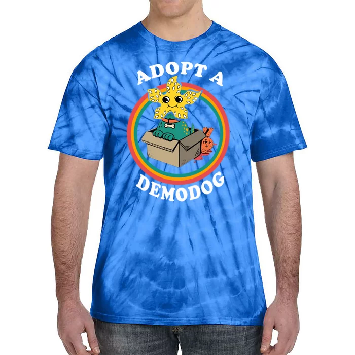 Adopt A Demodog Funny Dog Lover Gift Tie-Dye T-Shirt