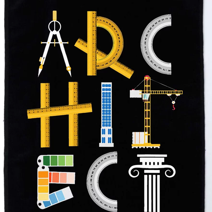 Architect Artwork Drawing Design Architecture Construction Platinum Collection Golf Towel