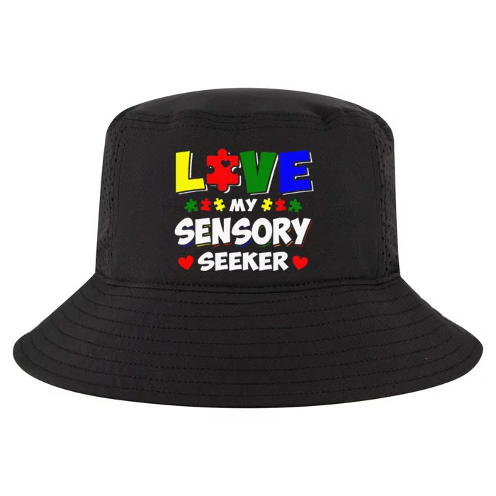 Autism Awareness Day Puzzle Sensory Seeker Gift Cool Comfort Performance Bucket Hat