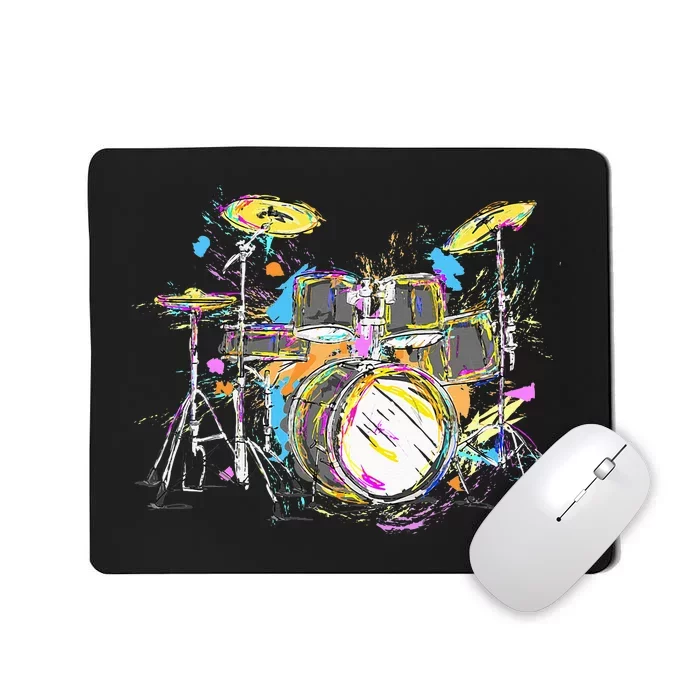 Abstract Art Drums Musician Music Band Throne Noose Mousepad