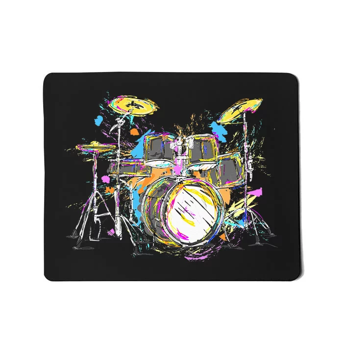 Abstract Art Drums Musician Music Band Throne Noose Mousepad