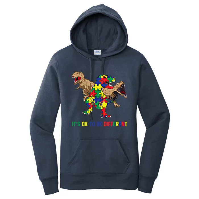 Autism Awareness Dinosaur Lovers Dino Gift Gift Women's Pullover Hoodie