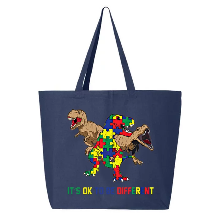 Autism Awareness Dinosaur Lovers Dino Gift Gift 25L Jumbo Tote