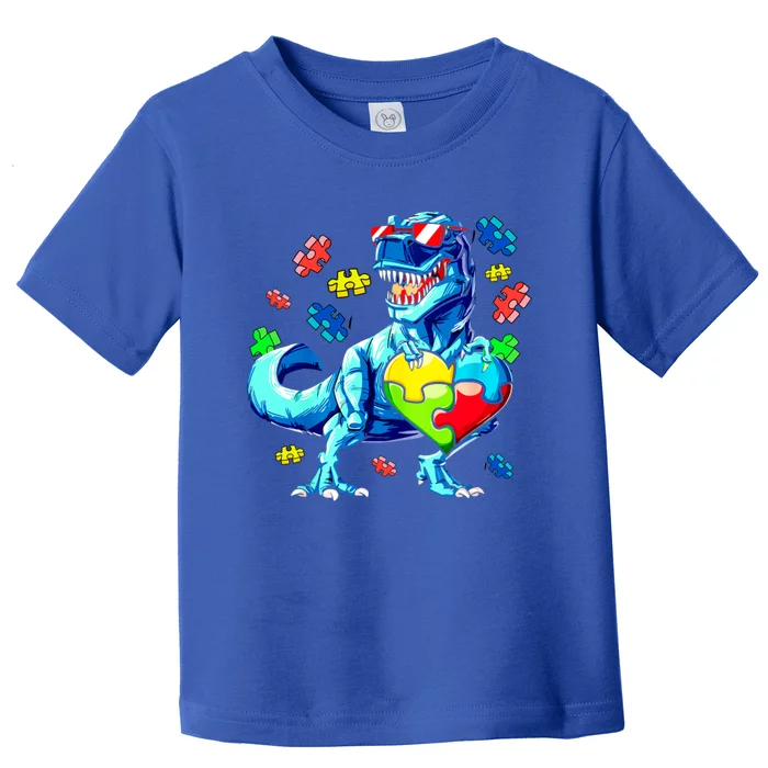 Autism Awareness Dinosaurs Cool Gift Toddler T-Shirt