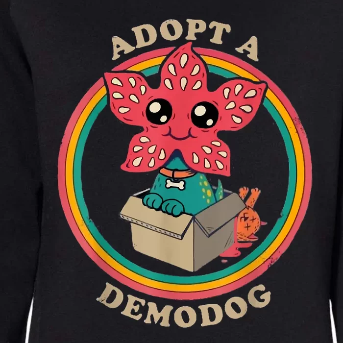 Adopt A Demodog Womens California Wash Sweatshirt