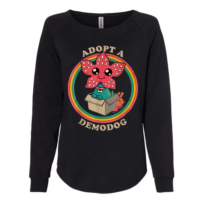 Adopt A Demodog Womens California Wash Sweatshirt