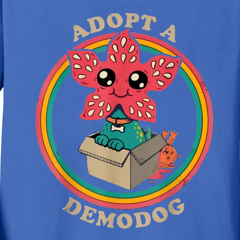 Adopt A Demodog Kids Long Sleeve Shirt