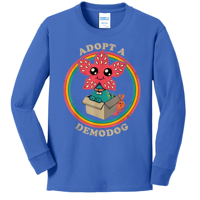 Adopt A Demodog Kids Long Sleeve Shirt