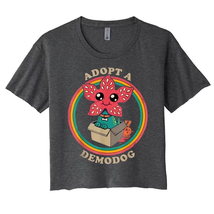 Adopt A Demodog Women's Crop Top Tee