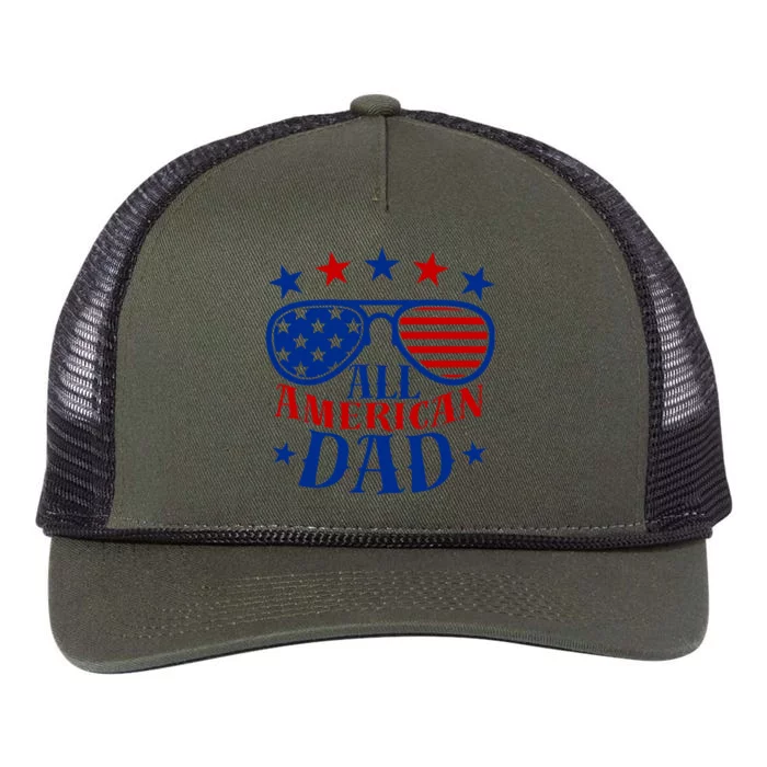 All American Dad Retro Rope Trucker Hat Cap