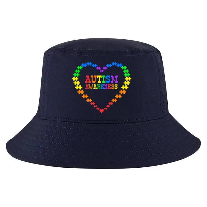 Autism Awareness Day Heart Love Support Sd Autistic Cute Gift Cool Comfort Performance Bucket Hat