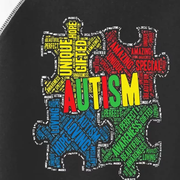 Autism Awareness Design Supporting Spread Kindness Toddler Fine Jersey T-Shirt