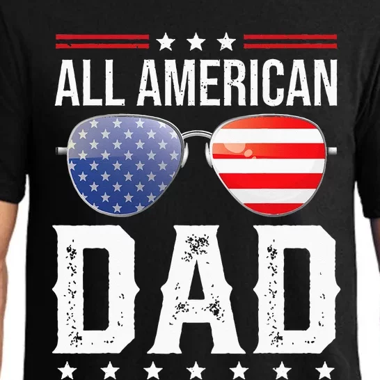 All American Dad Matching Family Fourth 4th Of July American Pajama Set