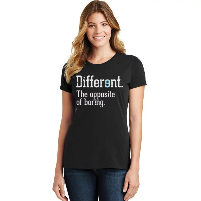 Autism Awareness Different Definition Autistic Gift Bo Women's T-Shirt