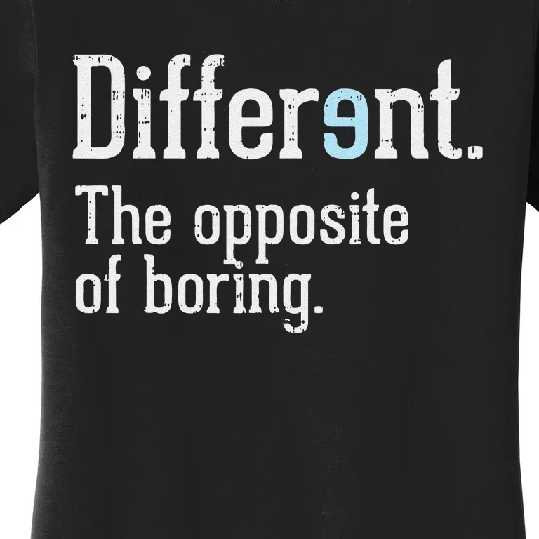 Autism Awareness Different Definition Autistic Gift Bo Women's T-Shirt