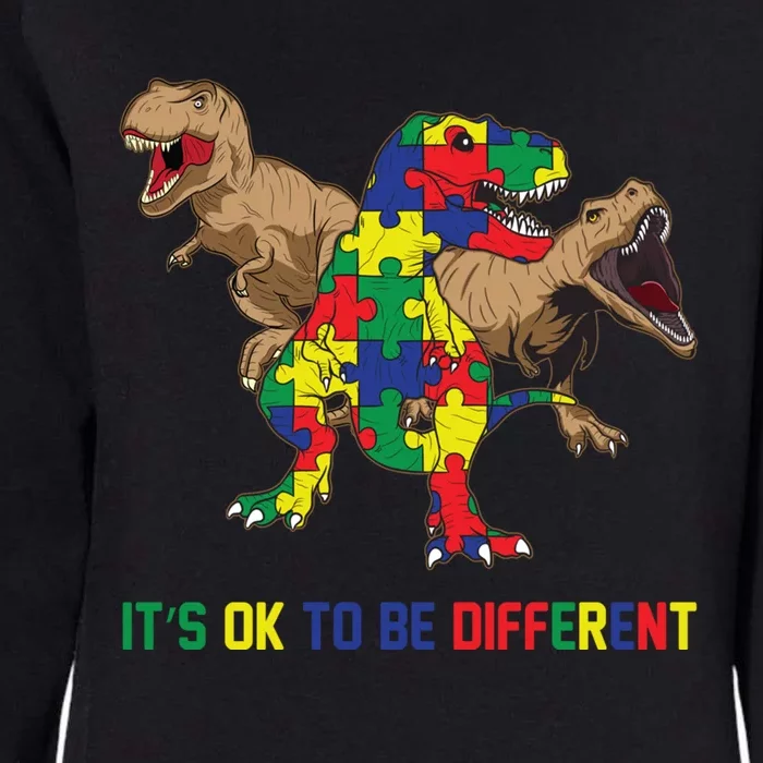 Autism Awareness Dinosaur Lovers Dino Gift Gift Womens California Wash Sweatshirt