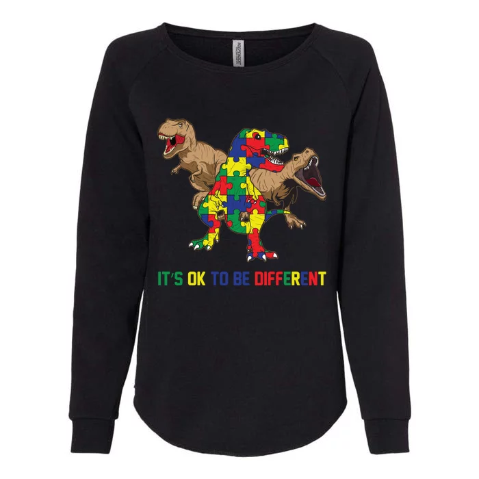 Autism Awareness Dinosaur Lovers Dino Gift Gift Womens California Wash Sweatshirt