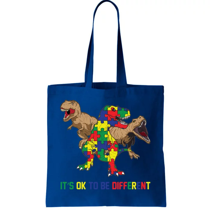 Autism Awareness Dinosaur Lovers Dino Gift Gift Tote Bag