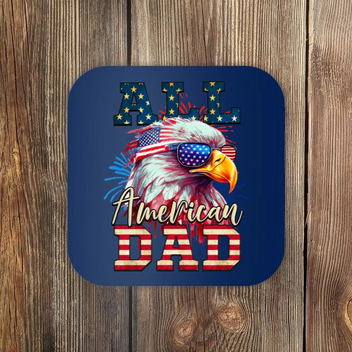 All American Dad Eagle Coaster