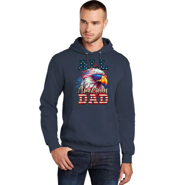 All American Dad Eagle Tall Hoodie