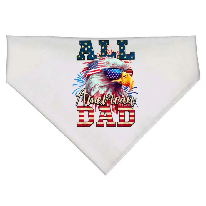 All American Dad Eagle USA-Made Doggie Bandana