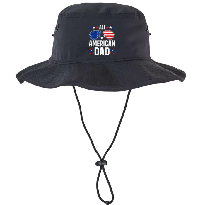 All American Dad 4th of July Father's Day Sunglasses Family Legacy Cool Fit Booney Bucket Hat