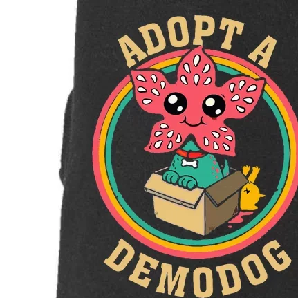 Adopt A Demodog Women Cute Funny Doggie 3-End Fleece Hoodie