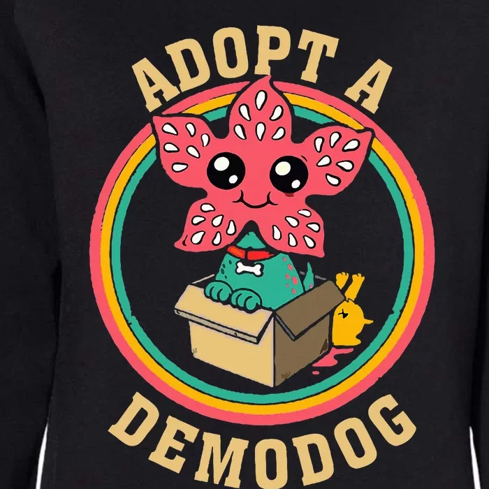 Adopt A Demodog Women Cute Funny Womens California Wash Sweatshirt