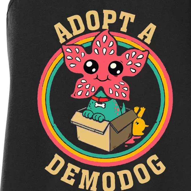 Adopt A Demodog Women Cute Funny Women's Racerback Tank