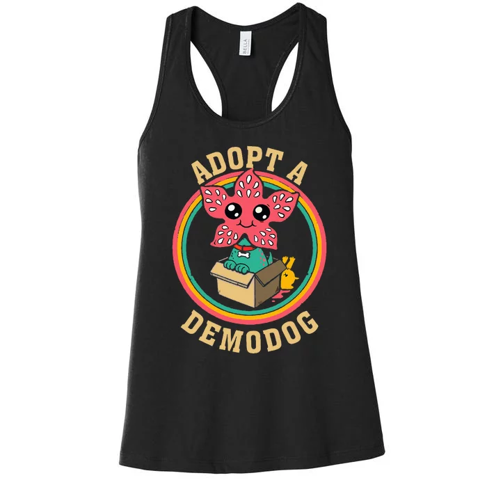 Adopt A Demodog Women Cute Funny Women's Racerback Tank