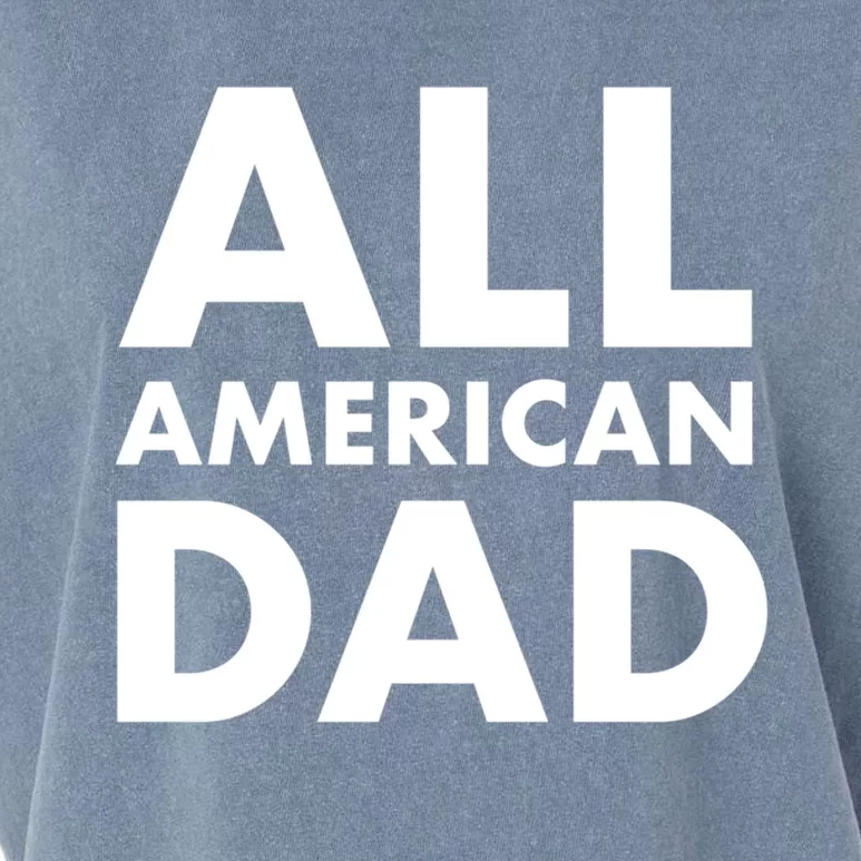 All American Dad Funny Gift Garment-Dyed Women's Muscle Tee