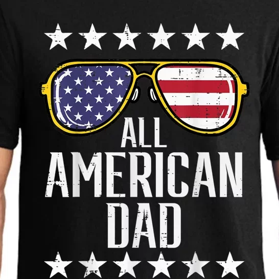 All American Dad 4th Of July Memorial Day Matching Family Pajama Set