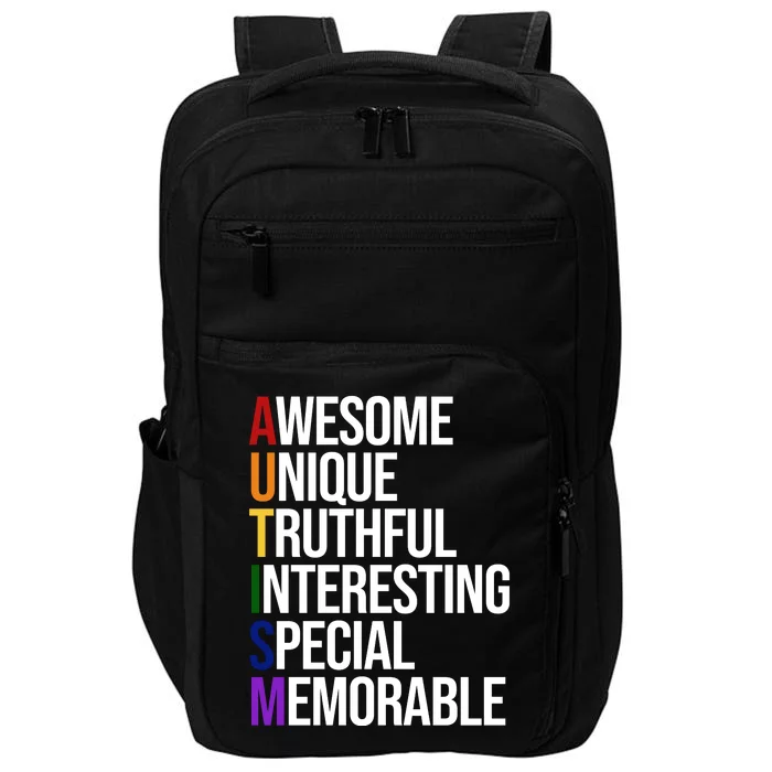 Autism Awesome Definition Impact Tech Backpack