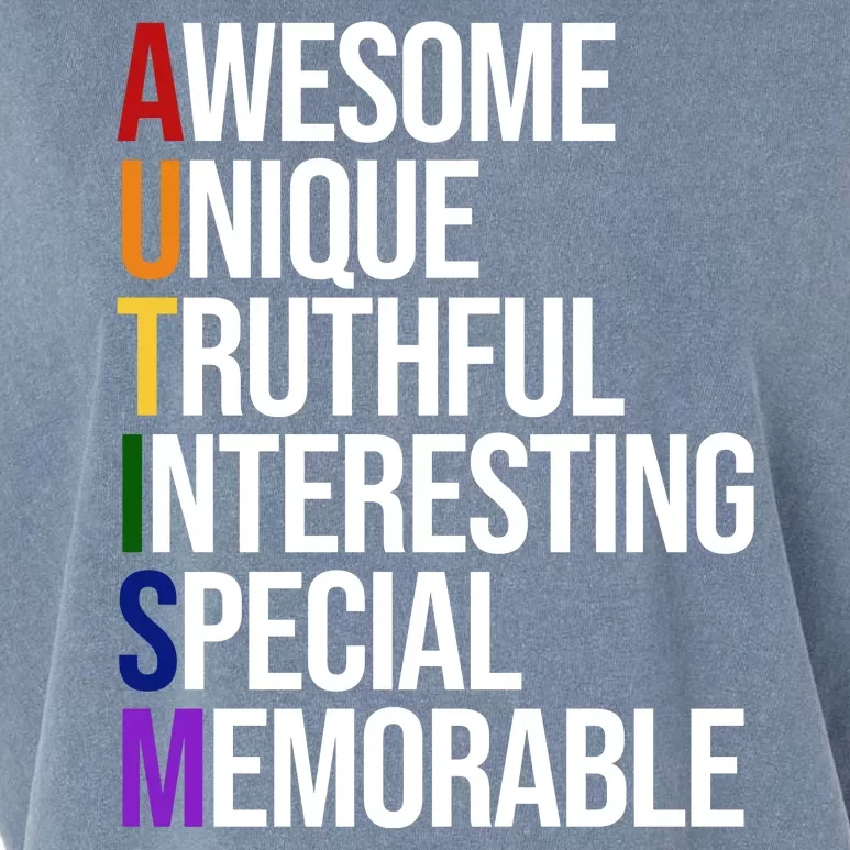 Autism Awesome Definition Garment-Dyed Women's Muscle Tee