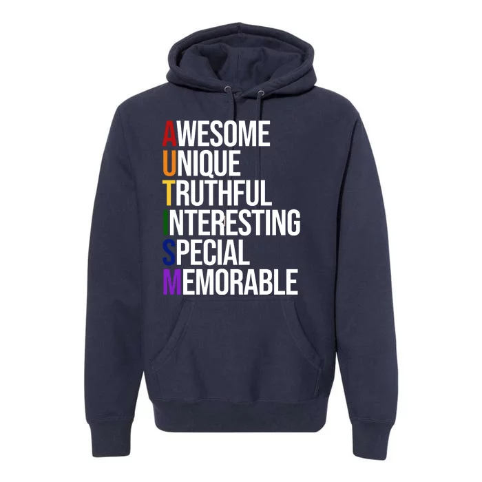 Autism Awesome Definition Premium Hoodie