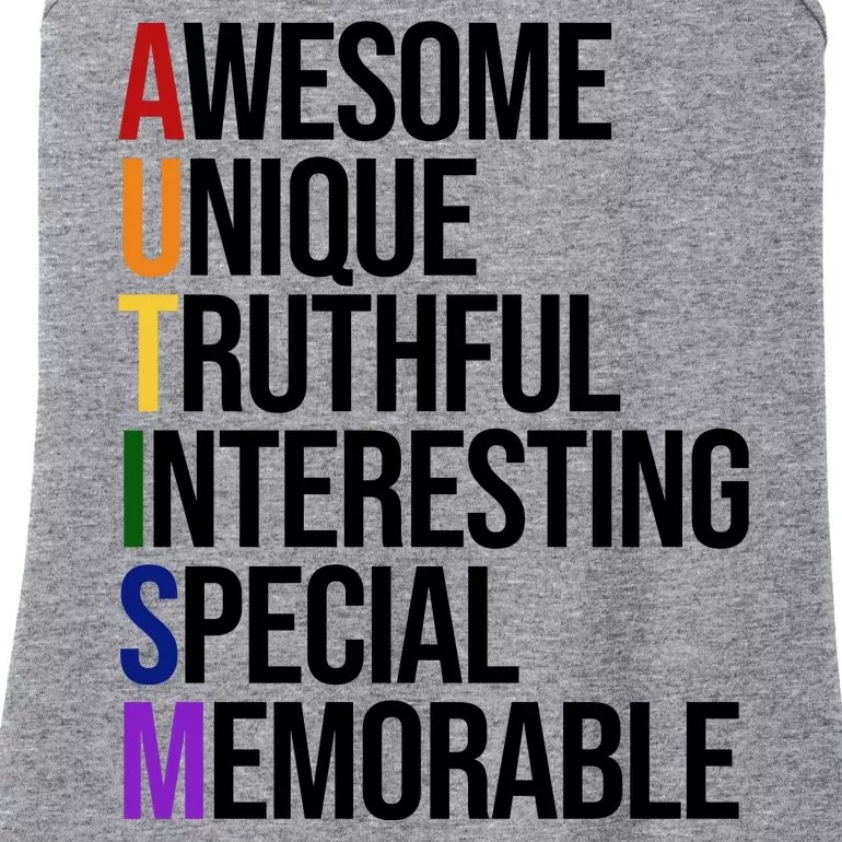 Autism Awesome Definition Ladies Essential Tank