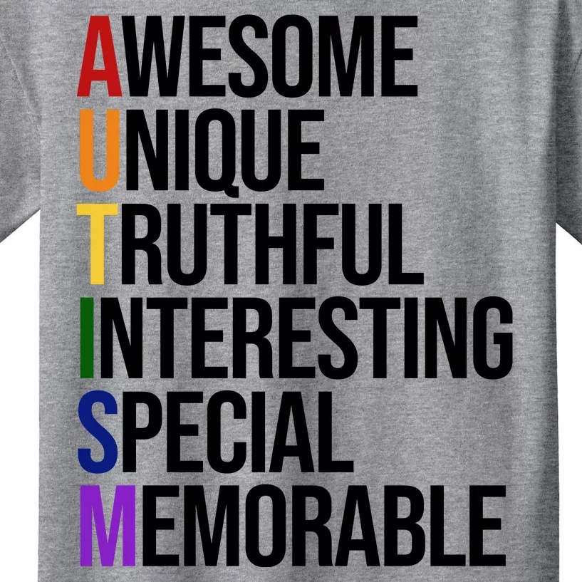 Autism Awesome Definition Kids T-Shirt