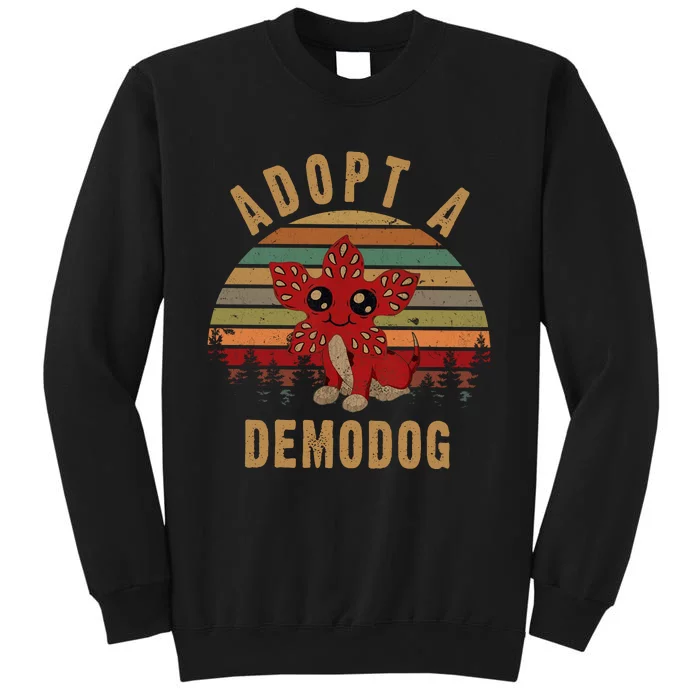 Adopt A Demodog Hell Fire Club Vintage Trending Upside Down Stranger Sweatshirt