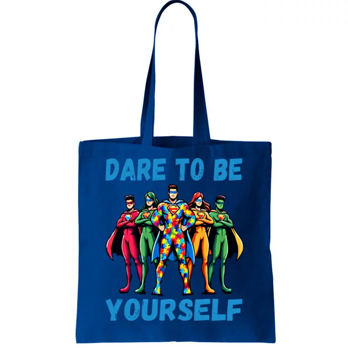 Autism Awareness Dare To Be Yourself Gift Tote Bag