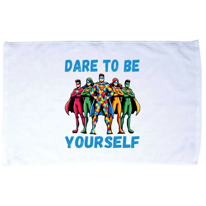 Autism Awareness Dare To Be Yourself Gift Microfiber Hand Towel