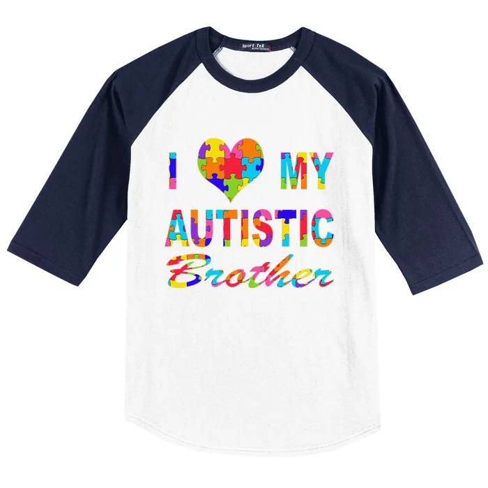 Autistic Awareness Day Brother Baseball Sleeve Shirt